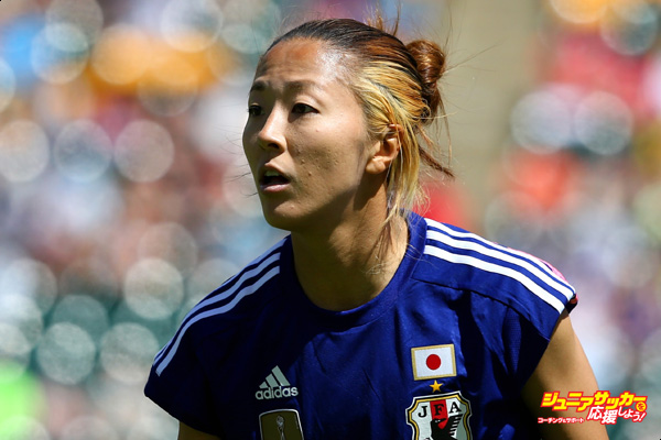 EDMONTON, AB - JUNE 27:  Yuki Ogimi #17 of Japan looks on during the FIFA Women's World Cup Canada 2015 quarter final match between Japan and Australia at Commonwealth Stadium on June 27, 2015 in Edmonton, Alberta, Canada.  (Photo by Maddie Meyer - FIFA/FIFA via Getty Images)