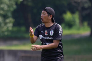 愛媛FCレディース監督時代の望月隆司氏